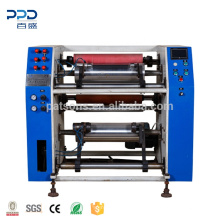 Logo Imprint 3KW Semi Automatic Electric Stretch Film Slitting and Rewinding Machine